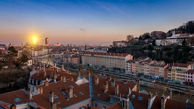 Auvergne Rhone Alpes photography spots - Lyon view from the Chartreux garden 