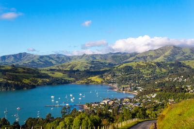 photography spots in New Zealand - Akaroa Scenic Viewpoint