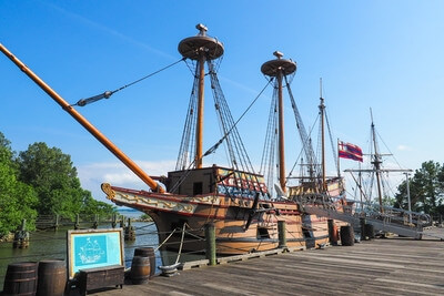 Virginia instagram locations - Jamestown Historic Ship Museum