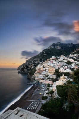 Naples & the Amalfi Coast photo guide - Positano - view from the East