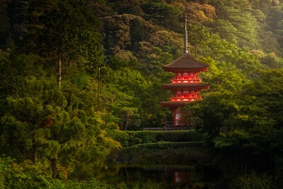 Japan photography spots - Koyasu Pagoda