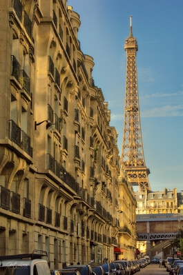 Ile De France photography spots - Eiffel Tower from Rue Nélaton