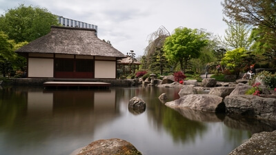 photography spots in Hamburg - Japanese Garden and Teahouse 