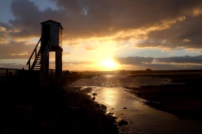 pictures of Northumberland - Holy Island harbour