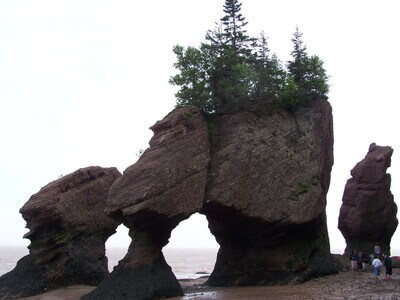 New Brunswick photography spots - Hopewell Rocks