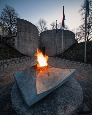 Luxembourg City photo spots - Eternal Flame (National Monument of the Solidarity)