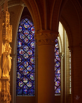 Centre Val De Loire instagram locations - Cathedral of Our Lady of Chartres - Interior