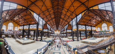 photography spots in Budapest - Central Market Hall