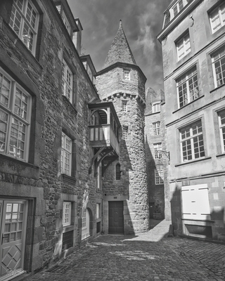 Bretagne photo locations - Maison de la Duchesse Anne - Saint-Malo, Cour la Houssaye