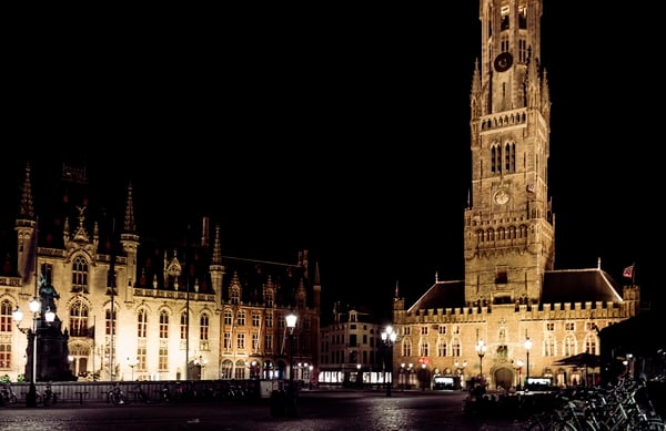 Belfort Tower and the Grand Place, Brugge