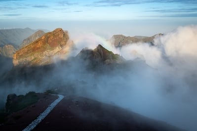 Madeira photography locations - Viewpoint Pico do Areeiro