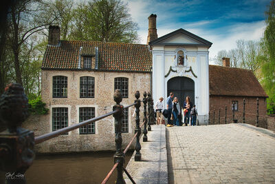 pictures of Bruges - Beguinage Bridge