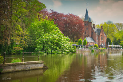 Bruges photography spots - Beguines Rampart