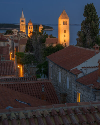 Croatia photo spots - Rab Town - Four Towers View