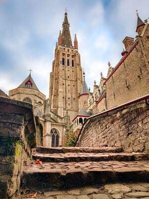 Belgium instagram spots - Church of Our Lady - Exterior