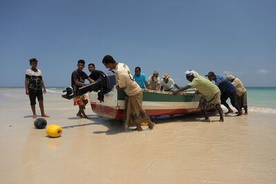 Socotra Island photo guide - Fishing Boats at Qadib Village