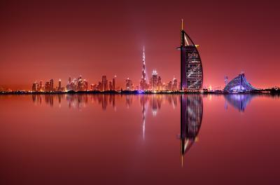 Dubai photo spots - Burj Al Arab from Palm Island