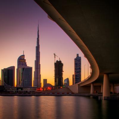 photography locations in United Arab Emirates - Dubai Creek & Burj Khalifa View