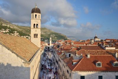 pictures of Dubrovnik - City Walls Stradun View