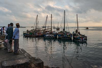 Photo of Zanzibar Harbour & Fishermen - Zanzibar Harbour & Fishermen