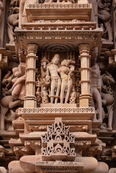 Image of Kamasutra temples at Khajuraho - Kamasutra temples at Khajuraho