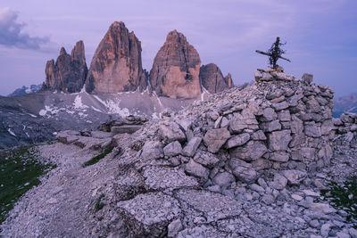 The Dolomites photo locations - WWI Trenches at Tre Cime