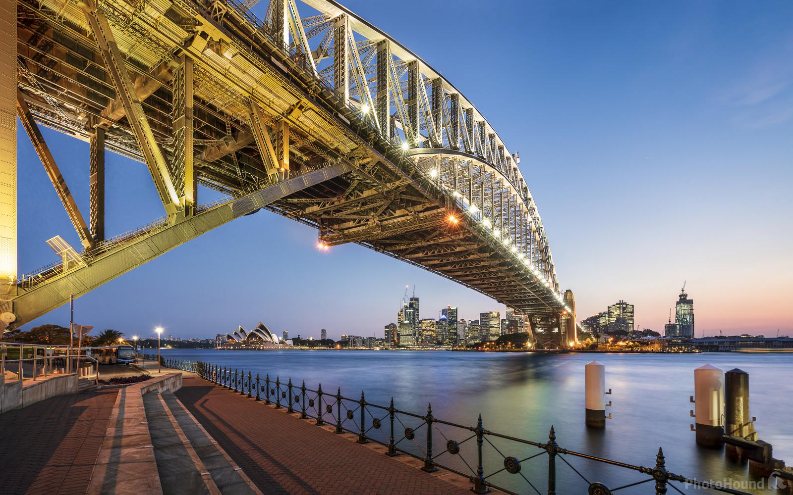 Image of Sydney view on Harbor Bridge, Opera House and Skyline by Christian Klaus