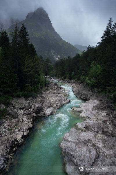 Photographing Soča River Valley - Koritnica River 