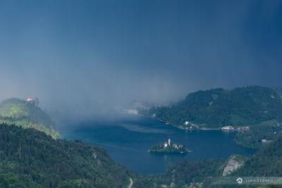 Picture of Lake Bled from Gače Viewpoint - Lake Bled from Gače Viewpoint