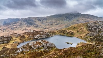 images of North Wales - Cnicht - 3 tarns