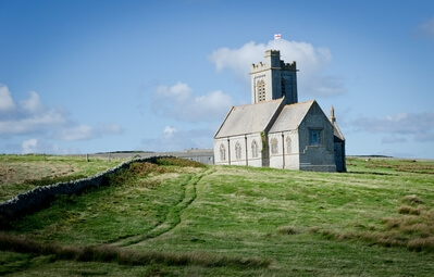 Devon photo locations - Lundy Island - St Helens church