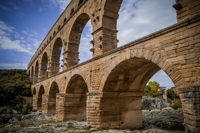 instagram spots in Gard - Pont Du Gard - Gardon River