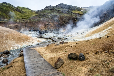 photography locations in Iceland - Seltun Geothermal Area at Krýsuvík