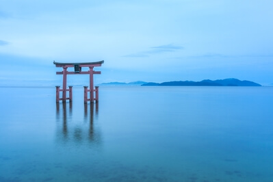 photo spots in Japan - Shirahige Shrine Torii
