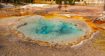 photography spots in Yellowstone National Park - Firehole Spring
