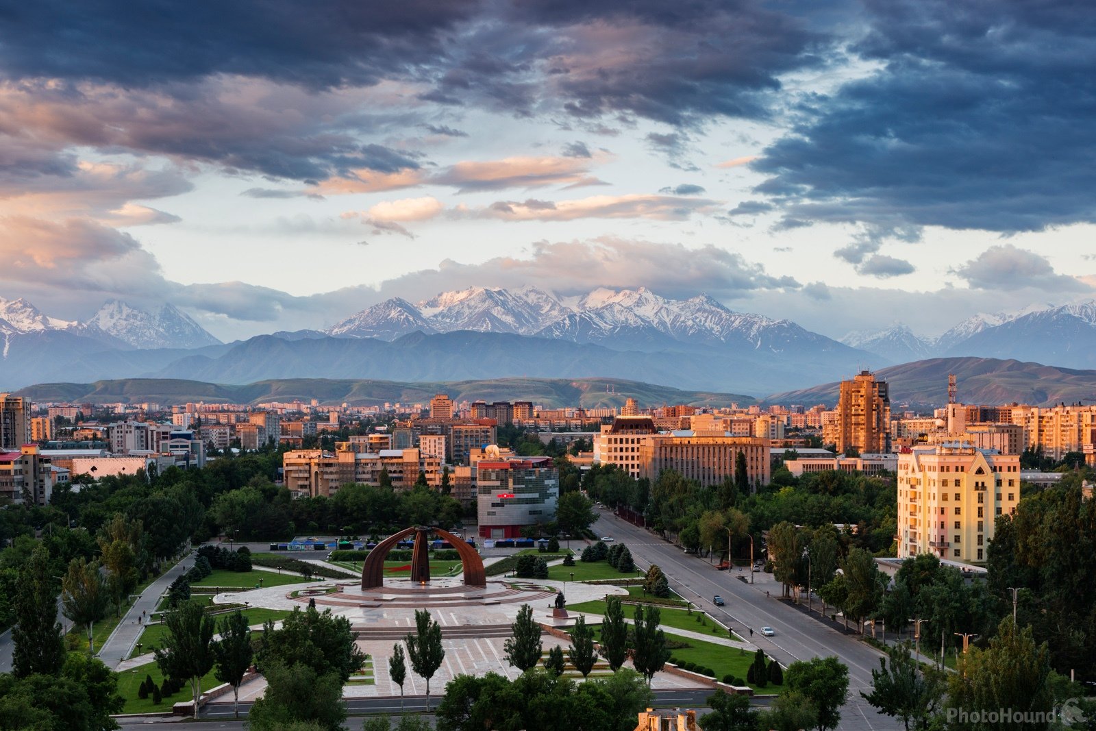 Image of View of Bishkek from Damas Hotel by Jeremy Woodhouse