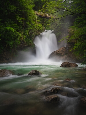 photography locations in Triglav National Park - Waterfall Šum