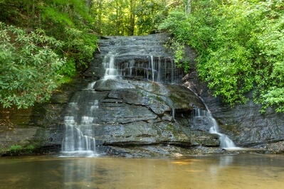 photography spots in South Carolina - Wildcat Wayside Waterfall