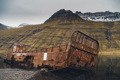 Shipwreck at Mjóifjörður 