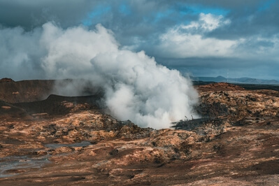 pictures of Iceland - Gunnuhver Hot Springs
