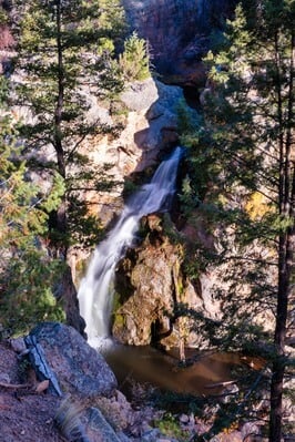 Jemez Springs instagram spots - Jemez Falls