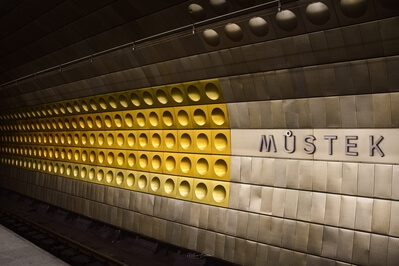 photos of Prague - Můstek Metro Station