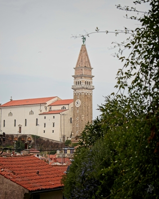 Image of Piran Elevated View - Piran Elevated View