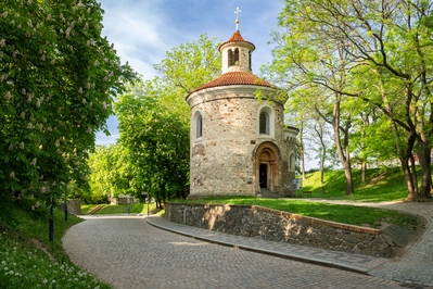 images of Prague - Rotunda of St. Martin