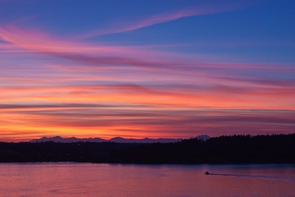 Sunset from Gig Harbor Viewpoint