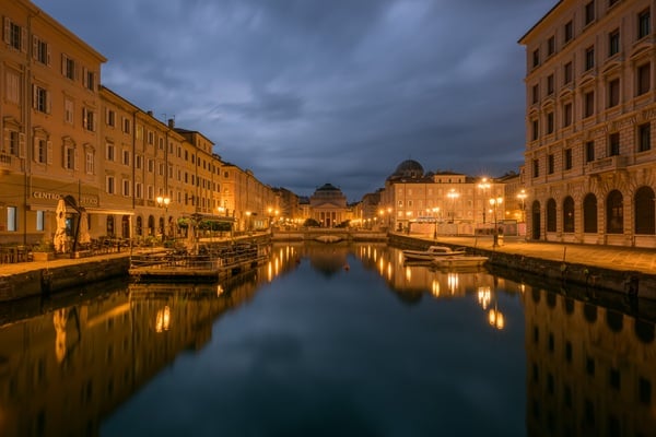Canal Grande di Trieste from Ponte Curto
