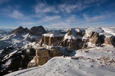 The Dolomites photography spots - Terrazza delle Dolomiti - Sass Pordoi