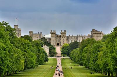 Picture of Windsor Castle from The Long Walk - Windsor Castle from The Long Walk