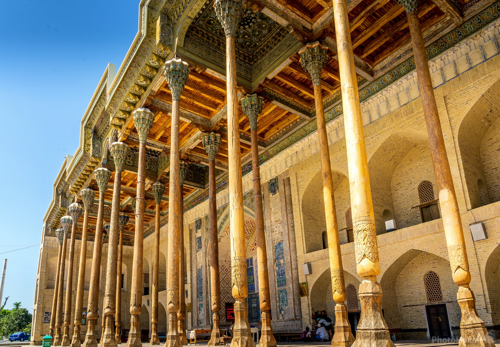 The Bolo Hauz 20 Column Mosque Photo Spot Bukhara