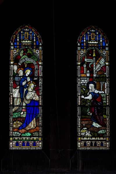 Buckingham Parish Church - stained glass